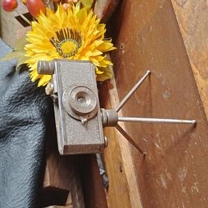 Vintage Miniature Camera with Tripod